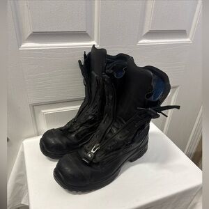 HAIX Fire Hunter Boots NFPA 1977 Black Leather 10" Gore-Tex Crosstech Size 11M